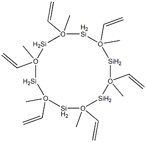 1,3,5,7,9,11-hexamethyl-1,3,5,7,9,11-hexavinylcyclohexasiloxane Structure