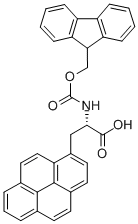 FMOC-3-(1-PYRENYL)-L-ALANINE Structure