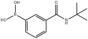 3-(T-ブチルアミノカルボニル)フェニルボロン酸 化学構造式