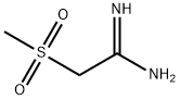 2-(METHANESULPHONYL)ACETAMIDINE Structure
