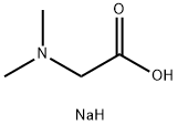 N,N-ジメチルグリシンナトリウム 化学構造式