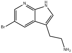 1H-Pyrrolo[2,3-b]pyridine-3-ethanaMine, 5-broMo- Structure