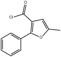 5-METHYL-2-PHENYL-3-FUROYL CHLORIDE Struktur
