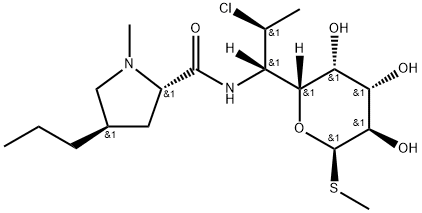 克林霉素, 18323-44-9, 结构式