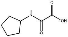2-(环戊基氨基)-2-氧代-乙酸 结构式