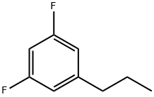 1,3-ジフルオロ-5-プロピルベンゼン 化学構造式