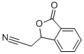 (3-OXO-1,3-DIHYDRO-ISOBENZOFURAN-1-YL)-ACETONITRILE Structure