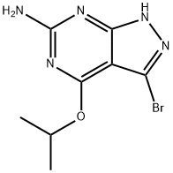 3-溴-4-异丙基吡唑[3,4-D]并嘧啶,183274-50-2,结构式
