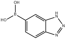 1H-1,2,3-苯并三氮唑-5-基硼酸, 183282-45-3, 结构式