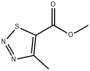 4-甲基-1,2,3-噻二唑-5-羧酸甲酯, 183298-93-3, 结构式