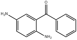 2,5-ジアミノベンゾフェノン 化学構造式