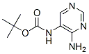 Carbamic acid, (4-amino-5-pyrimidinyl)-, 1,1-dimethylethyl ester (9CI) Struktur