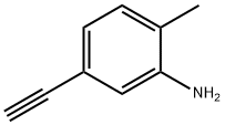 Benzenamine, 5-ethynyl-2-methyl- (9CI) Structure