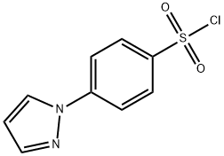 4-(1H-PYRAZOL-1-YL)BENZENESULFONYL CHLORIDE Struktur