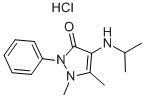 异丙基氨基比林盐酸盐, 18342-39-7, 结构式