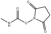 メチルカルバミン酸 N-スクシンイミジル 化学構造式