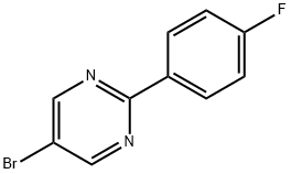 Pyrimidine, 5-bromo-2-(4-fluorophenyl)- (9CI) Structure