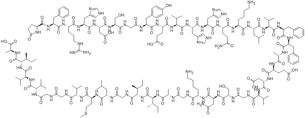 (PYR3)-淀粉Β-蛋白,183449-57-2,结构式