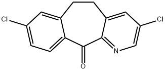 3,8-Dichloro-5,6-dihydro-11H-benzo[5,6]cyclohepta[1,2-β]pyridin-11-one Structure
