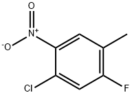 4-CHLORO-2-FLUORO-5-NITROTOLUENE Structure