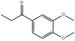 3',4'-ジメトキシプロピオフェノン 化学構造式