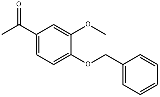 4-苄氧基-3-甲氧基苯乙酮,1835-11-6,结构式