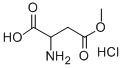 DL-アスパラギン酸水素4-メチル塩酸塩 化学構造式