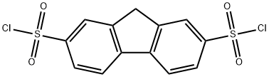 9H-FLUORENE-2,7-DISULFONYL DICHLORIDE Struktur