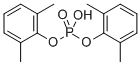 二(2,6-二甲基苯基)磷酸酯,18350-99-7,结构式