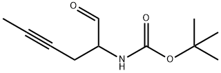 Carbamic acid, (1-formyl-3-pentynyl)-, 1,1-dimethylethyl ester (9CI) 结构式