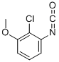 Benzene, 2-chloro-1-isocyanato-3-methoxy- Struktur