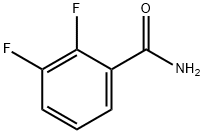 2,3-ジフルオロベンズアミド 化学構造式