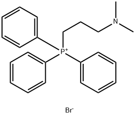 3-((Dimethylamino)propyl)triphenylphosphonium bromide Structure