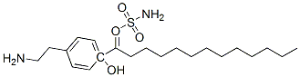 (4-O-sulfamoyl)-N-tridecanoyl tyramine Struktur