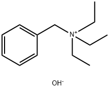 ベンジルトリエチルアンモニウム ヒドロキシド (10% 水溶液) 化学構造式