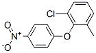 1-クロロ-3-メチル-2-(4-ニトロフェノキシ)ベンゼン 化学構造式