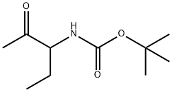 Carbamic acid, (1-ethyl-2-oxopropyl)-, 1,1-dimethylethyl ester (9CI) Structure