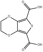 2,5-二羧酸-3,4-乙撑二氧噻吩, 18361-03-0, 结构式
