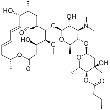 leucomycin A5 Struktur