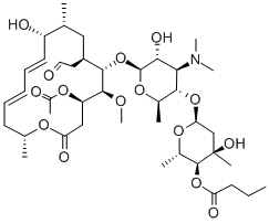 Leucomycin A4 Struktur