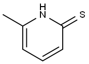 6-メチルピリジン-2(1H)-チオン 化学構造式