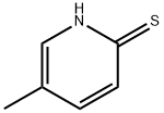 2-巯基-5-甲基吡啶 结构式