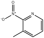 2-硝基-3-甲基吡啶 结构式