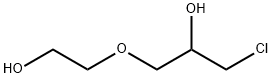 1-氯-3-(2-羟基乙氧基)丙-2-醇 结构式