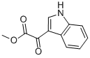1H-インドール-3-イル(オキソ)酢酸メチル 化学構造式