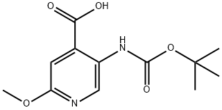 183741-86-8 5-(叔丁氧基羰基氨基)-2-甲氧基吡啶-4-羧酸