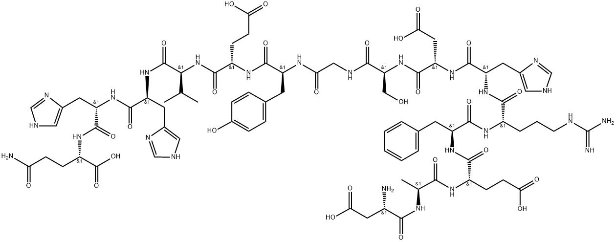 β淀粉样蛋白 (1-15),183745-81-5,结构式