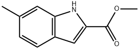 6-甲基-1H-2-吲哚甲酸甲酯 结构式