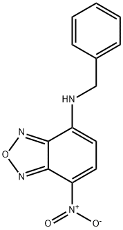 7-ニトロ-N-ベンジル-4-ベンゾフラザンアミン 化学構造式