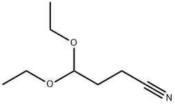 3-氰基丙醛二乙基缩醛, 18381-45-8, 结构式